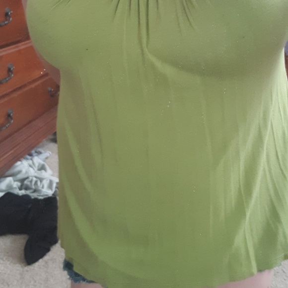 Olive Jeweled Top - Picture 3 of 3